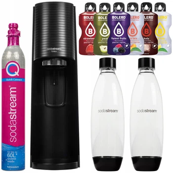 Сатуратор Sodastream Terra з циліндром 2x1л пляшки 6 напоїв