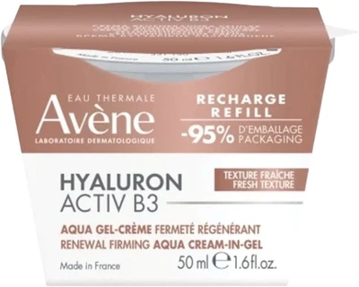 Змінний блок крем-гелю для обличчя Avène Hyaluron Activ B3 Aqua Gel відновлювальний 50 мл (3282770400748)