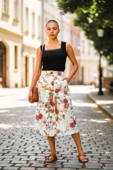 Юбка «Floral Avenue» by J.London Exclusive белый/разноцветный 42