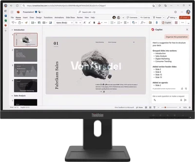 Монітор 21.5" Lenovo ThinkVision E22-40 (64C9MAT6EU)