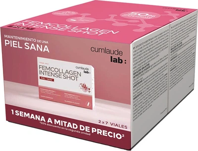 Дієтична добавка Cumlaude Femcollagen Intense Shot Food 2 x 7 шт (8428749014430)