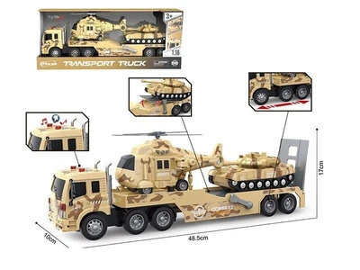 Игровой набор военная техника грузовик танк вертолет Combat (152505)