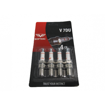 Свічки запалювання VORTEX ВАЗ 2101-07 2108-099 Нива Таврія Москвич 4шт V7DU (30207)