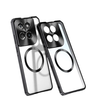 Чехол накладка Metal Glass Ring для Motorola Edge 70 Fusion с металлическим кольцом и дополнительной защитой на камеру black
