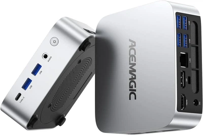 Мини ПК ACEMAGICIAN T8 Plus / Intel N100 / RAM 16GB / SSD 1TB / 3
