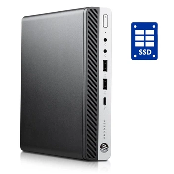 Неттоп HP ProDesk 400 G5 Mini USFF / Intel Core i3-9100T (4 ядра по 3.1 - 3.7 GHz) / 4 GB DDR4 / 128 GB SSD / Intel UHD Graphics 630 б/у