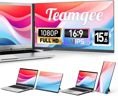 Монітор портативний 15.6" Teamgee P5 Full HD IPS 60 Гц (102101420) - Уцінка