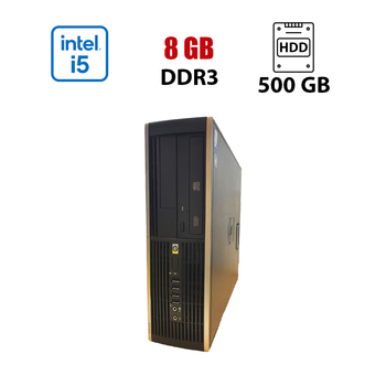 ПК HP Compaq 8100 Elite SFF / Intel Core i5-650 (2 (4) ядра по 3.2 - 3.46 GHz) / 8 GB DDR3 / 500 GB HDD / Intel HD Graphics б/у