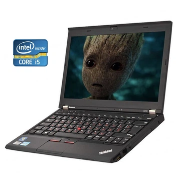 Нетбук Lenovo ThinkPad X230 / 12.5" (1366x768) TN / Intel Core i5-3320M (2 (4) ядра по 2.6 - 3.3 GHz) / 8 GB DDR3 / 240 GB SSD / Intel HD Graphics 4000 / WebCam б/у
