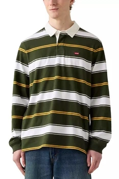 Поло Levi's 52(XL) Белый-Зелёный (148456)