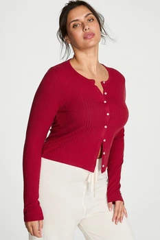Кардиган Victoria's Secret 44(M) Бордовый (148379)