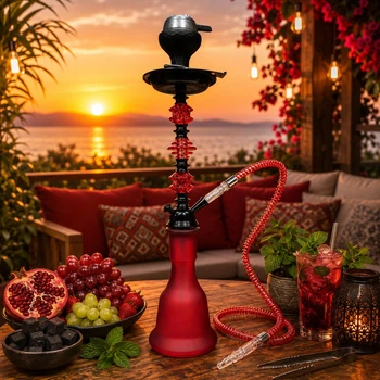 Кальян Hookah Mahir Red Plus высотой 60 см на 1 персону