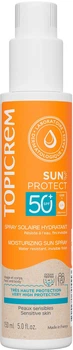 Солнцезащитный спрей Topicrem Sun Protect увлажняющий SPF50 150 мл (3700281705553)