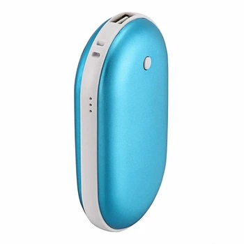 Грілка для рук та повербанк 2 в 1 Pebble hand warmer Грілка-повербанк 5000 mAh Power Bank з підігрівом