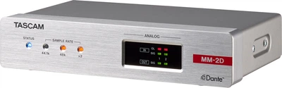 Конвертер Tascam MM-2D-X -2 In/2 Out Analog MIC/Line DANTE DSP XLR 1/2 19" 1U (4907034130832)