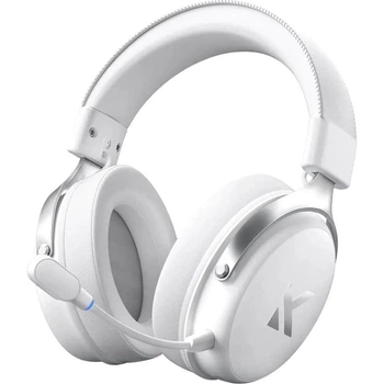Ігрова гарнітура Mchose V9 Pro (Bluetooth / 2.4G / AUX) Срібний