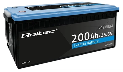 Akumulator Qoltec LiFePO4 Litowo-Żelazowo-Fosforanowy 25.6V 200Ah BMS (5901878537092)