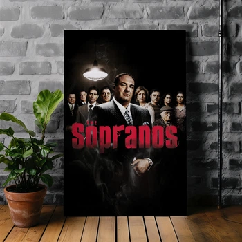 Интерьерная картина Клан Сопрано, The Sopranos, сериал, криминальная драма, 28×42 см (id4877)