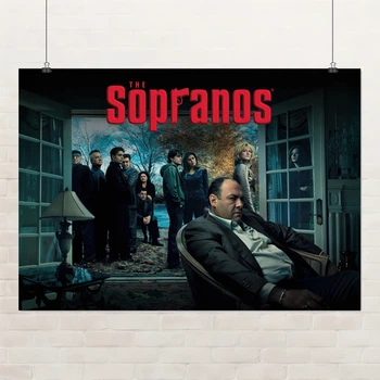 Постер Клан Сопрано, The Sopranos, сериал, криминальная драма, A2 43×60 см (id4873)
