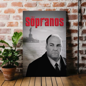 Интерьерная картина Клан Сопрано, The Sopranos, сериал, криминальная драма, 60×40 см (id4874)