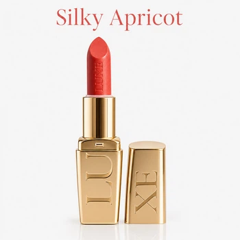 Зволожувальна губна помада Avon LUXE Silky Apricot/Абрикосовий пунш