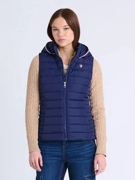 Теплый жилет короткий женский U.S. Polo Assn 175064562 XS Синий (1159864067)