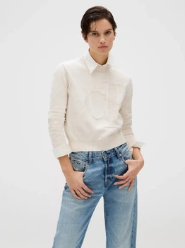 Джемпер женский Calvin Klein 943019512 M Молочный (1159864298)