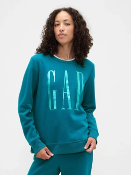 Свитшот на флисе женский GAP 52932063 M Бирюзовый (1159864225)