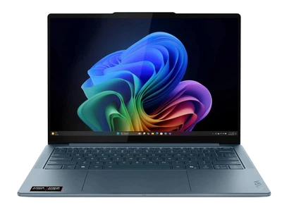 Ноутбук Lenovo Yoga Slim 7 (83JY006NPB), AMD Ryzen AI 7 350 / 14" / OLED / RAM 16 ГБ LPDDR5 / SSD 512 ГБ / AMD Radeon 860M / Windows 11 Home / Бірюзовий