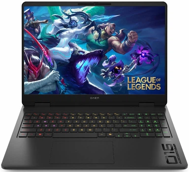 Ноутбук HP Omen 16 (CX5R2EA), AMD Ryzen AI 9 365 / 16" / 144 Гц / RAM 16 ГБ DDR5 / SSD 1 ТБ / AMD Radeon 880M + RTX 5070 / Без ОС / Чорний