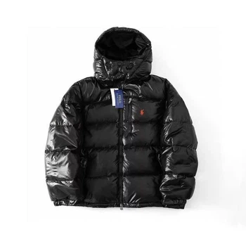 Куртка Polo глянцева 5001 чорна XXL