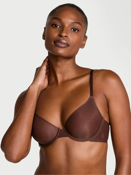 Бюстгальтер із кісточками безшовний Victoria's Secret 249135637 38B Коричневий (1159865204)
