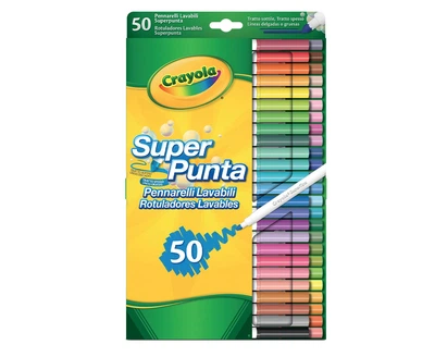 Набор фломастеров Supertips (washable), 50 шт. CRAYOLA Art.7555