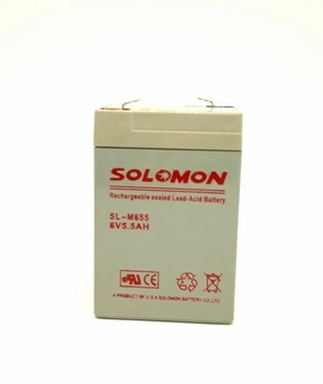 Аккумулятор Solomon 6V 5.5Ah (602020)