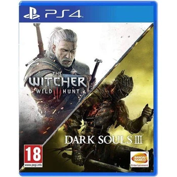 Гра The Witcher 3: Wild Hunt + Dark Souls III для PS4 (Blu-ray диск) - Б/У