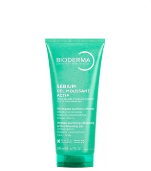 Биодерма Себиум Гель Актив очищающий Bioderma Sébium Gel moussant actif, 200 мл