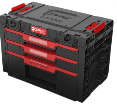 Ящик для інструментів Qbrick System Prime Drawer 3 Toolbox Basic IP66 542 x 335 x 369 мм Чорний (SKRQPRIMD3BCZAPG003)