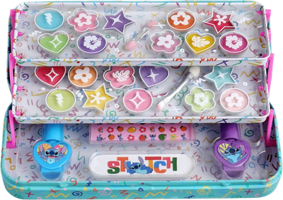 Косметичний набір для дітей Air Val International Stitch з 3 рівнями (8411114084275)