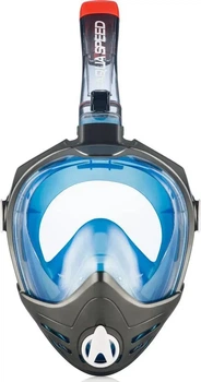 Повнолицьова маска Aqua Speed DRIFT 7090 розмір L/XL, чорно-синій