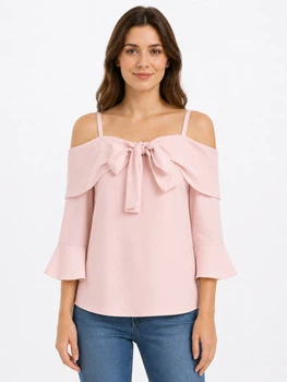 Топ Vero Moda блідо-рожевий UGLXK385 L