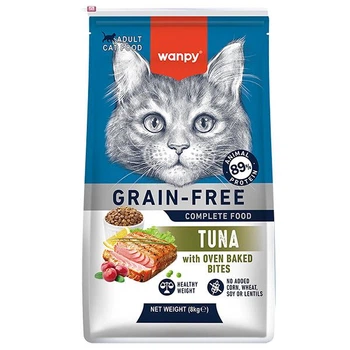Сухой беззерновой корм для котов Wanpy Adult Cat Grain Free Tuna Ванпи тунец 8 кг