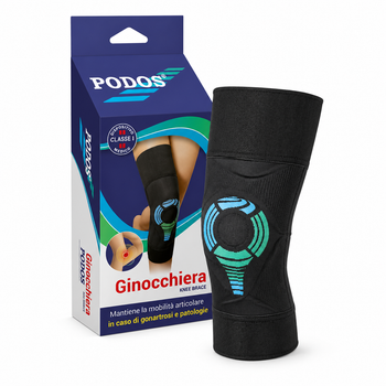 Коленный ортез Podos Ginocchiera эластичный компрессионный размер L (арт. 460046450)