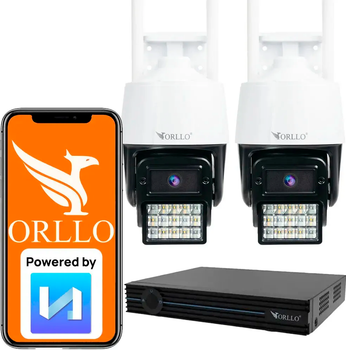 Zestaw kamer IP ORLLO N1 WIFI 2szt. N-NVR1 (2X-N1-N-NVR1)