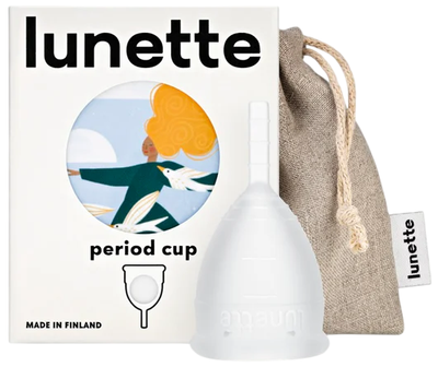Менструальна чаша Lunette Безбарвна розмір 1 41 мм (6430024460124)