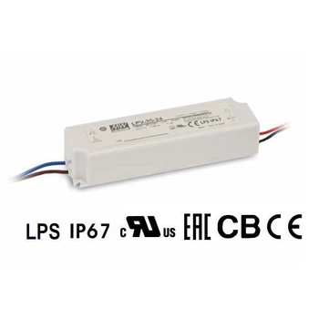 Блок питания Mean Well 60W DC24V IP67 (LPV-60-24)