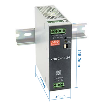 Блок питания Mean Well на DIN-рейку 240W DC48V 10A (XDR-240E-48)