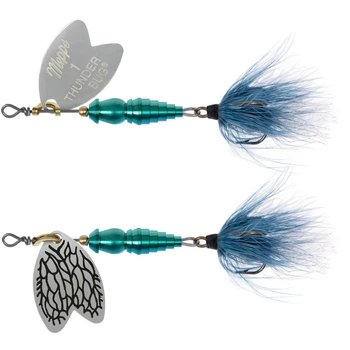 Блесна Mepps Thunder Bug №1 4.0g AG/Iron Blue