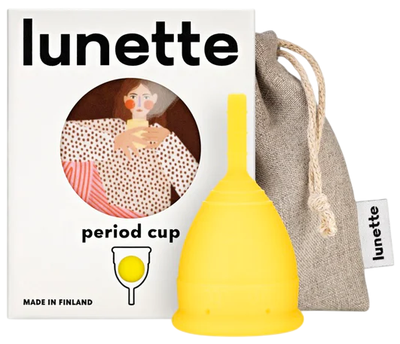 Менструальна чаша Lunette Жовта розмір 1 41 мм (6430024465129)