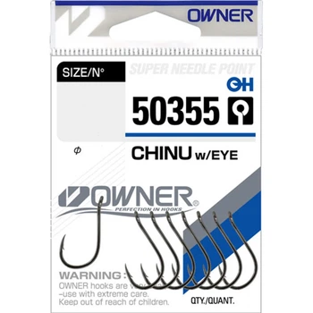 Крючок Owner Chinu w/Eye 50355 #4 (11 шт/уп)