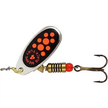 Блесна Mepps Black Fury №4 8.0g Silver Fluorescent Red Dot